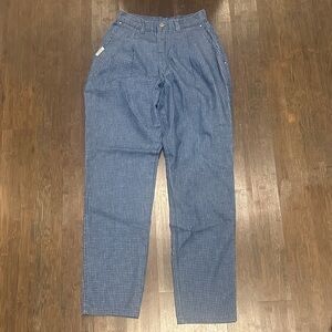Zena Blue Checkered Women Jeans vintage from
The 80s